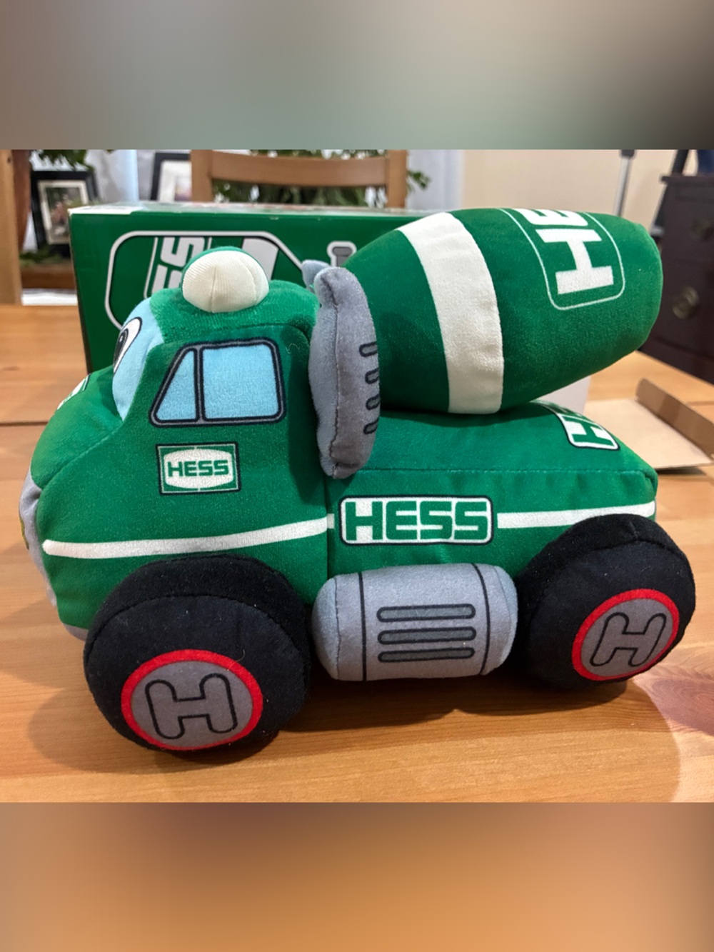Hess Green Plush Toy Truck for Kids - Soft Stuffed Vehicle